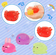 Load image into Gallery viewer, Animal Glitter Squishy Toys