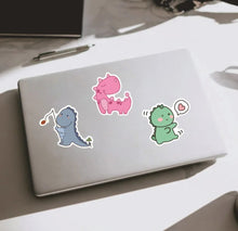 Load image into Gallery viewer, Dinosaur Stickers Pack of 4