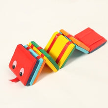 Load image into Gallery viewer, Caterpillar Book/Jacobs Ladder Wooden Fidget Toy