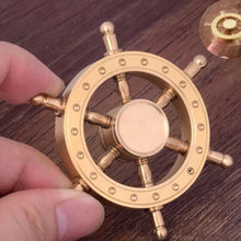 Load image into Gallery viewer, Fidget Spinner - Rudder Wheel Gold DIY