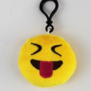 Emoji Plush Keychain Pendant