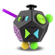 Load image into Gallery viewer, Fidget Cube 12 Sides Various Colours
