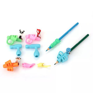 13pcs Set of Silicone Pencil Grips with a pencil case