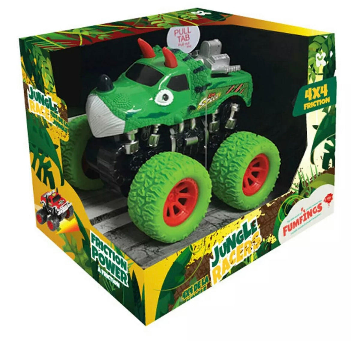 2072 Jungle Racers Dinosaur Friction 4x4 Trust with Sound – Fidget Kids